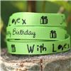 Order  Sentiment Birthday Ribbon - Apple Green